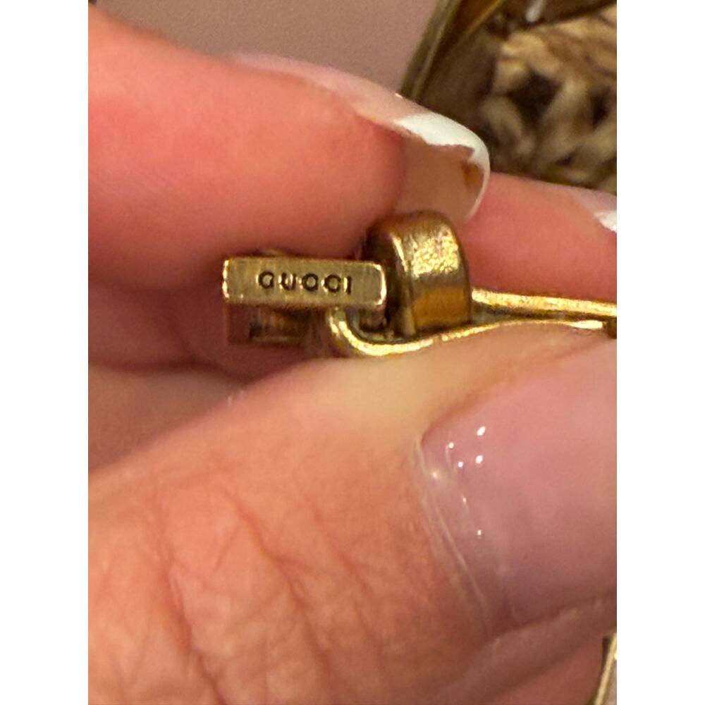 Gucci Gold Wedge Platform Sandals, Size 9/39 - Picture 15 of 16